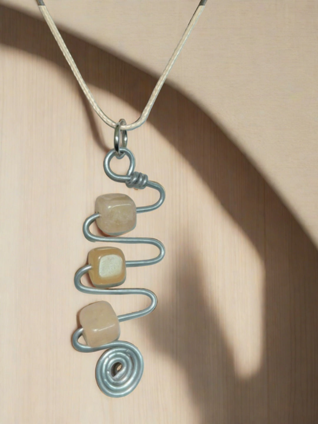 Platinum gold Wisps (Neclace)